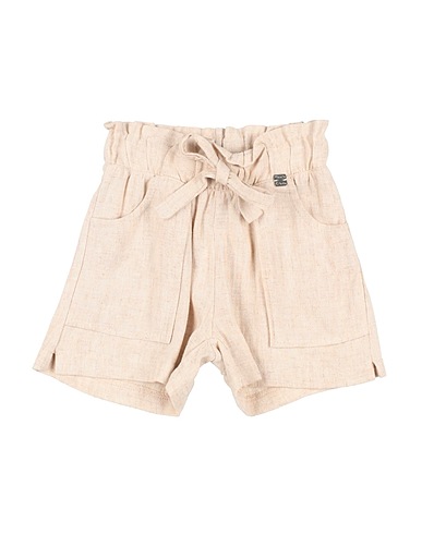 MANILA GRACE Shorts & Bermuda Beige 80% Rayon, 20% Lino