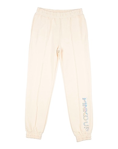 PINKO UP Casual trouser Cream 100% Cotton