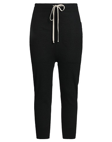 RICK OWENS Casual pants Black 100% Cashmere