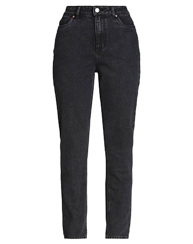 VERO MODA Denim trousers Black 42% Cotton, 33% Polyester, 20% Recycled cotton, 4% Viscose, 1% Elastane