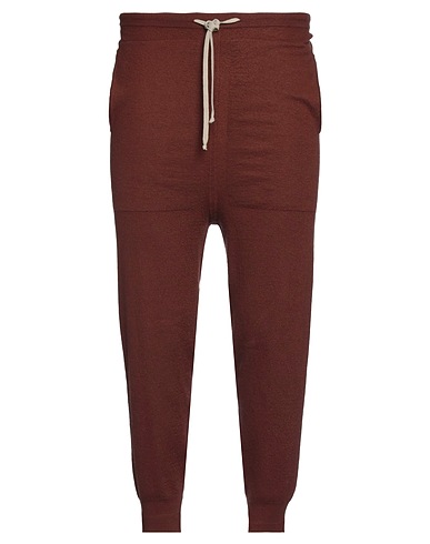 RICK OWENS Casual trouser Brown 100% Cashmere