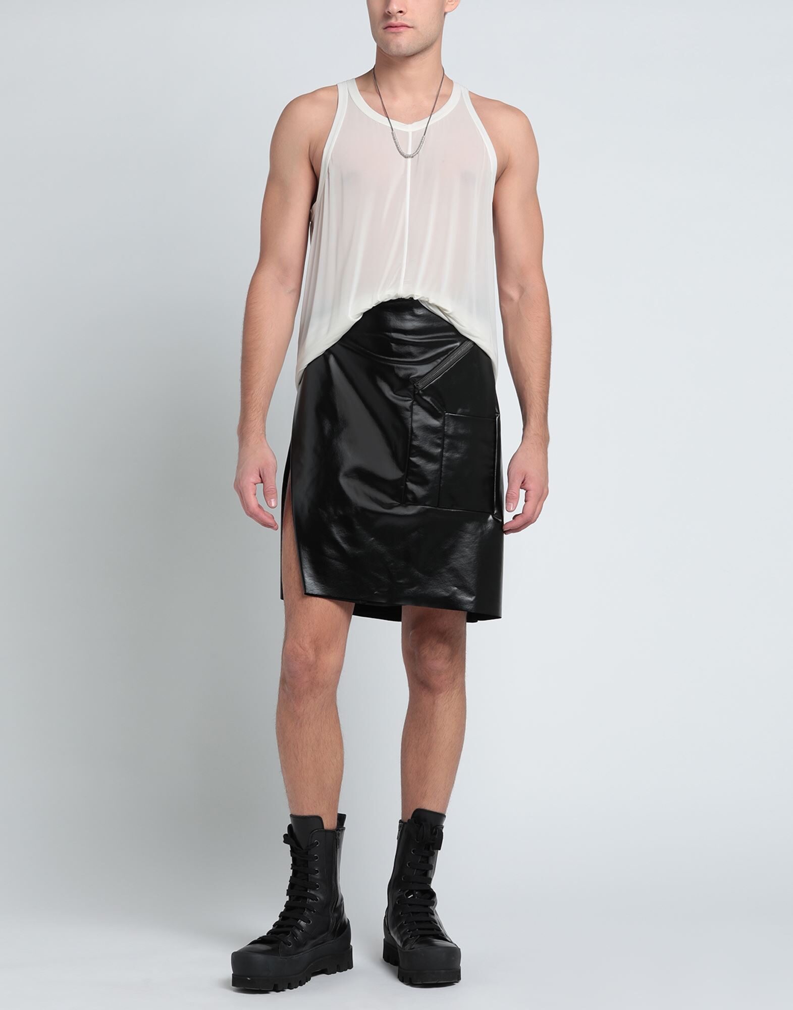 RICK OWENS パンツ | スカート ブラック メンズ | YOOX