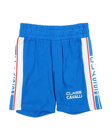 CAVALLI CLASS Shorts & Bermuda Azure 95% Cotton, 5% Elastane