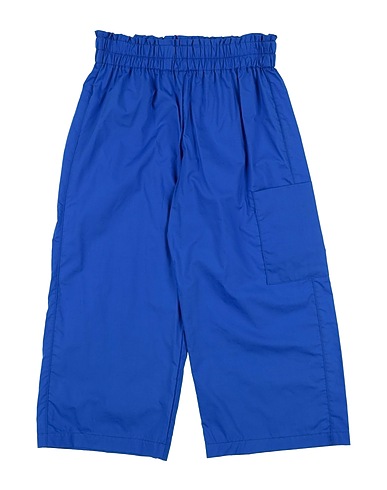MARIUCCIA Casual trouser Bright blue 100% Cotton