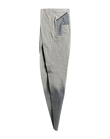 RICK OWENS Gonna lunga Grigio 100% Cotone
