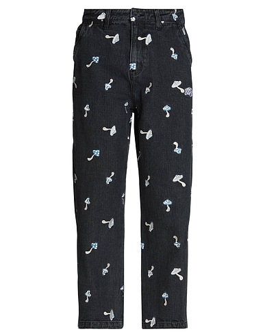 RIPNDIP Denim trousers Euphoria Wide Leg Denim Pants
 Black 100% Cotton
