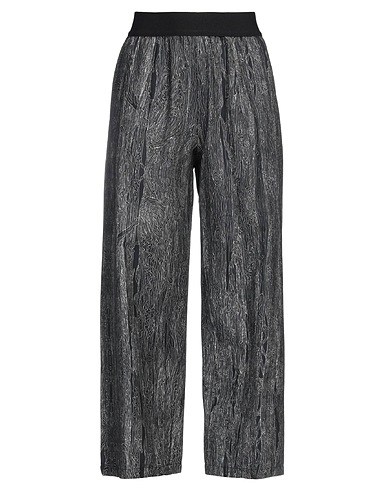 MARIA CALDERARA Casual pants Black 100% Cotton