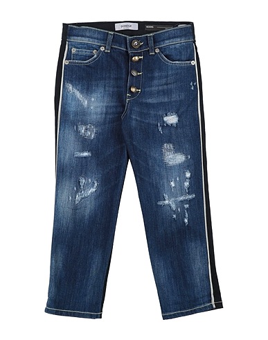 DONDUP Denim trousers Blue 89% Cotton, 11% Elastomultiester, Elastane