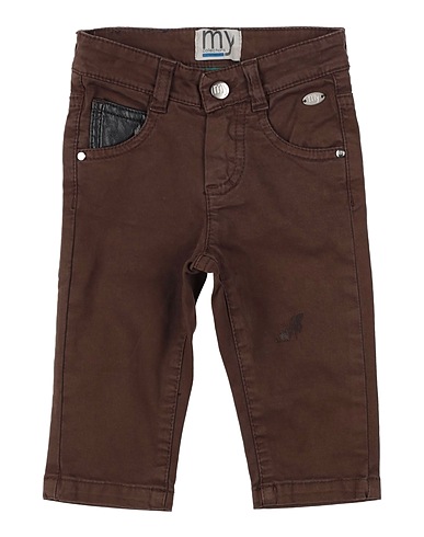 MY COLLECTIONS Pantalone Marrone 97% Cotone, 3% Elastan