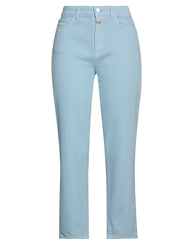EMMA & GAIA Pantaloni jeans Celeste 100% Cotone