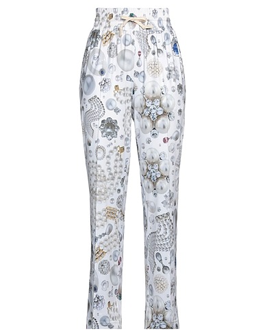 VIKTOR & ROLF Pantalon Blanc 94% Polyester, 6% Élasthanne