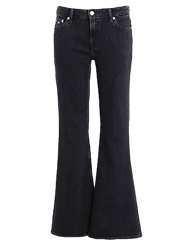 TOMMY JEANS Denim trousers Black 79% Cotton, 20% Recycled cotton, 1% Elastane