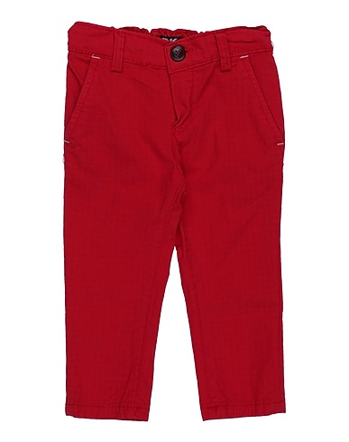 MANUELL & FRANK Casual trouser Red 97% Cotton, 3% Elastane
