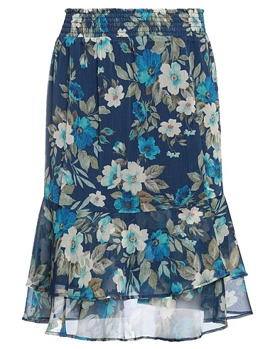 GUESS Mini skirt Blue 100% Polyester