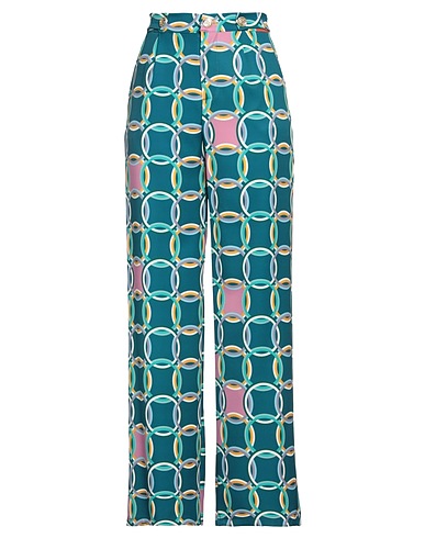 THINK Casual trouser Deep teal 100% Polyester