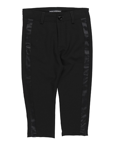 DANIELE ALESSANDRINI Casual trouser Black 69% Polyester, 25% Viscose, 6% Elastane