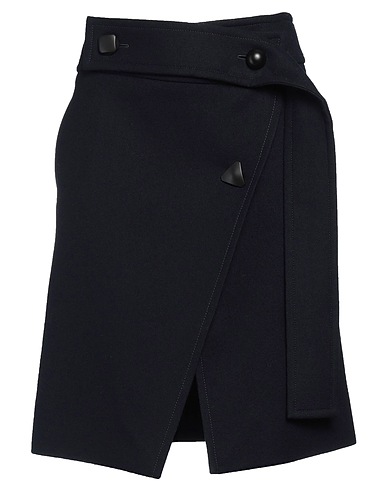 STELLA McCARTNEY Midi skirt Midnight blue 100% Wool