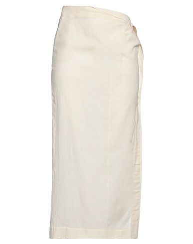 JACQUEMUS Maxi Skirts Ivory 100% Cotton