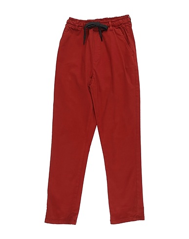 NEVER TOO Casual trouser Brick red 97% Cotton, 3% Elastane