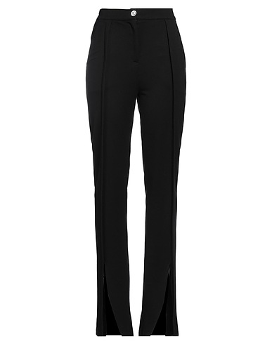 TWINSET ボトムス ブラック レーヨン 68% / ナイロン 27% / ポリウレタン 5% / ポリエステル