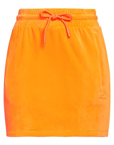 ADIDAS ORIGINALS by JEREMY SCOTT Mini skirt Orange 93% Polyester, 7% Elastane
