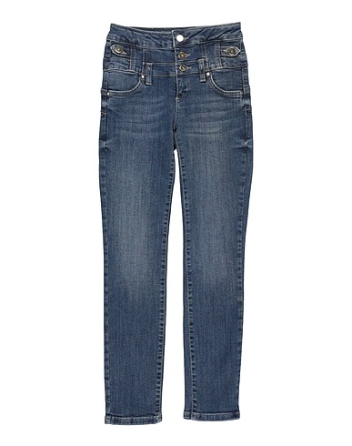 LIU •JO Denim trousers Blue 98% Cotton, 2% Elastane