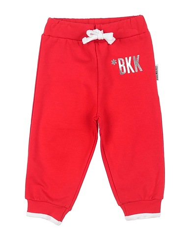 BIKKEMBERGS Casual trouser Red 95% Cotton, 5% Elastane