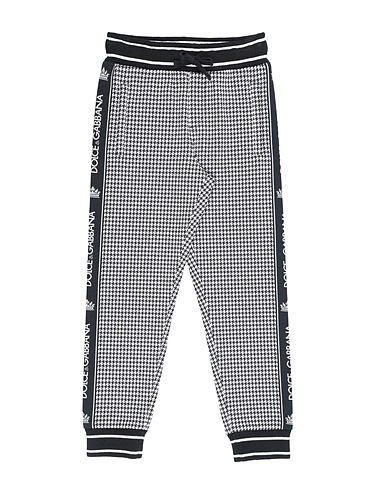 DOLCE&GABBANA Casual trouser Black 48% Cotton, 37% Polyamide, 10% Polyester, 5% Elastane