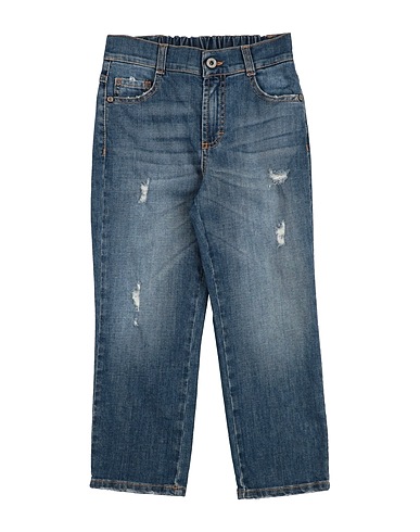 DIXIE Denim trousers Blue 98% Cotton, 2% Elastane