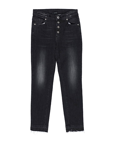 PLEASE Denim trousers Black 98% Cotton, 2% Elastane