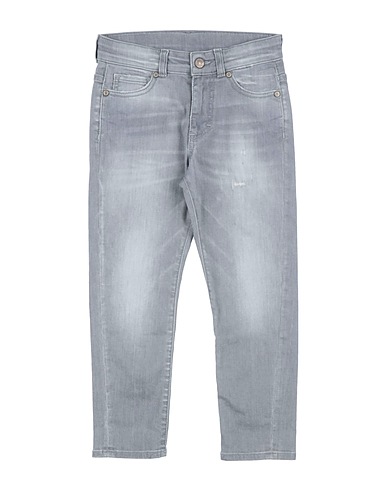 PLEASE Denim trousers Grey 98% Cotton, 2% Elastane