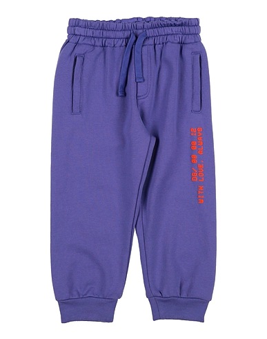 DOLCE&GABBANA Casual trouser Purple 100% Cotton