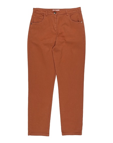 KONTATTO Pantalone Marrone 97% Cotone, 3% Elastan