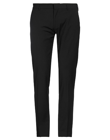 ANTONY MORATO クラシックパンツ ブラック ポリエステル 70% / レーヨン 24% / ウール 4% / ポリウレタン 2%