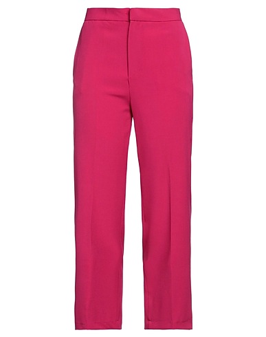 MARKUP Casual trouser Fuchsia 63% Polyester, 32% Viscose, 5% Elastane