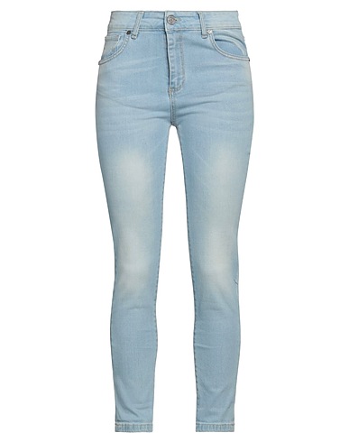 DAIRESY Denim trousers Blue 97% Cotton, 3% Elastane