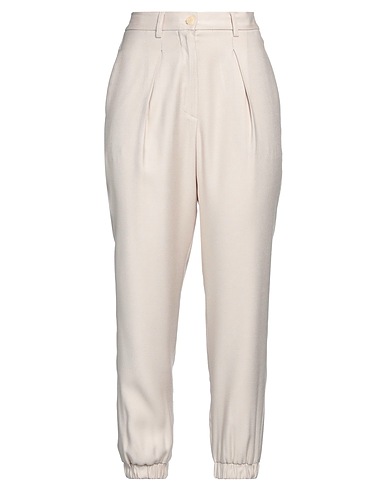 SOALLURE Casual trouser Beige 91% Viscose, 9% Polyester