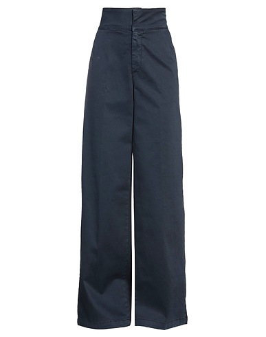 MVP WARDROBE Casual trouser Midnight blue 97% Cotton, 3% Elastane