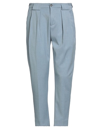WHY NOT BRAND Casual trouser Grey 62% Polyester, 35% Viscose, 3% Elastane