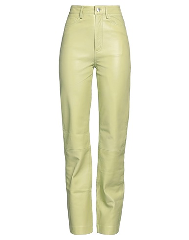 REMAIN BIRGER CHRISTENSEN Casual pants Light green 100% Sheepskin