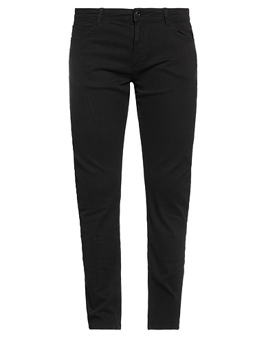 MASSIMO SABBADIN Denim trousers Black 100% Cotton
