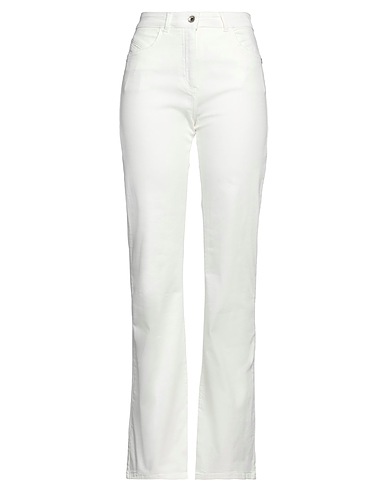 PATRIZIA PEPE Denim pants White 92% Cotton, 6% Polyester, 2% Elastane