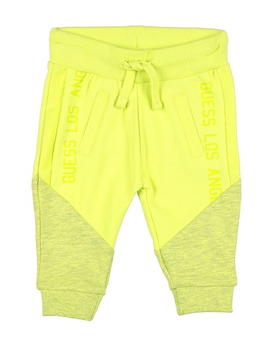 GUESS Casual trouser Lime green 60% Cotton, 40% Polyester
