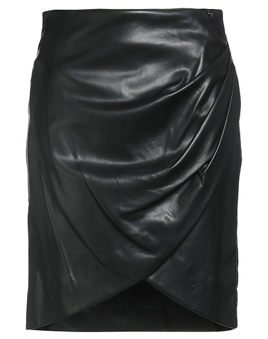 GUESS Mini skirt Black 100% Polyurethane