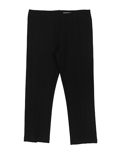 TO BE TOO Casual trouser Black 60% Rayon, 35% Nylon, 5% Elastane