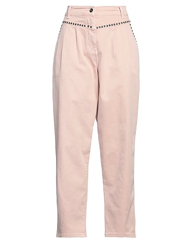 ACTITUDE by TWINSET Denim pants Light pink 67% Cotton, 30% Polyester, 3% Elastane