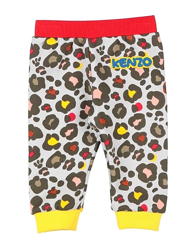 KENZO KIDS Casual trouser Light grey 75% Cotton, 25% Polyester, Elastane