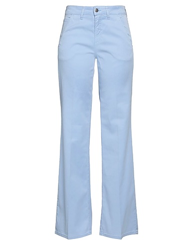 CIGALA'S Casual trouser Sky blue 57% Tencel™, 40% Cotton, 3% Elastane