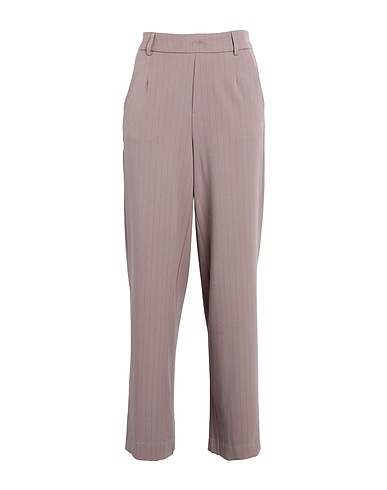 VILA Casual trouser Light brown 63% Polyester, 33% Viscose, 4% Elastane
