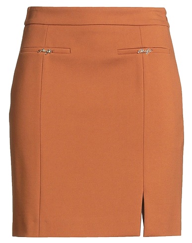 LIU •JO Mini skirt Camel 70% Viscose, 26% Polyamide, 4% Elastane